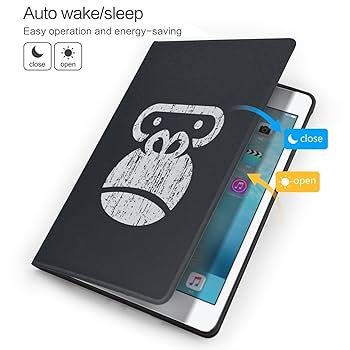 Amazon.co.jp: ゴリラの顔ロゴ iPad 9/8/7 ケース (2021/2020